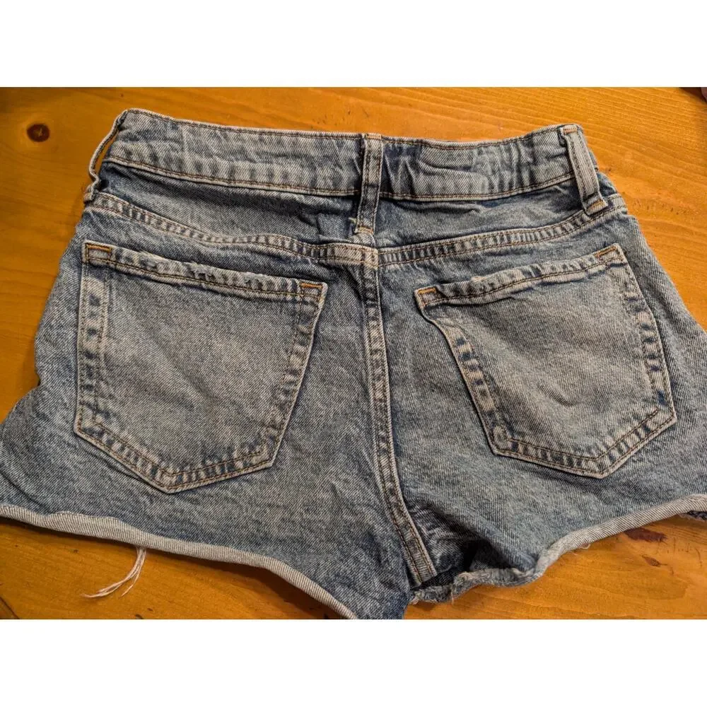 Gap Kids Denim Shorts, EGU/LN, Adjustable Waist, Girl's 14, Shortie High Rise